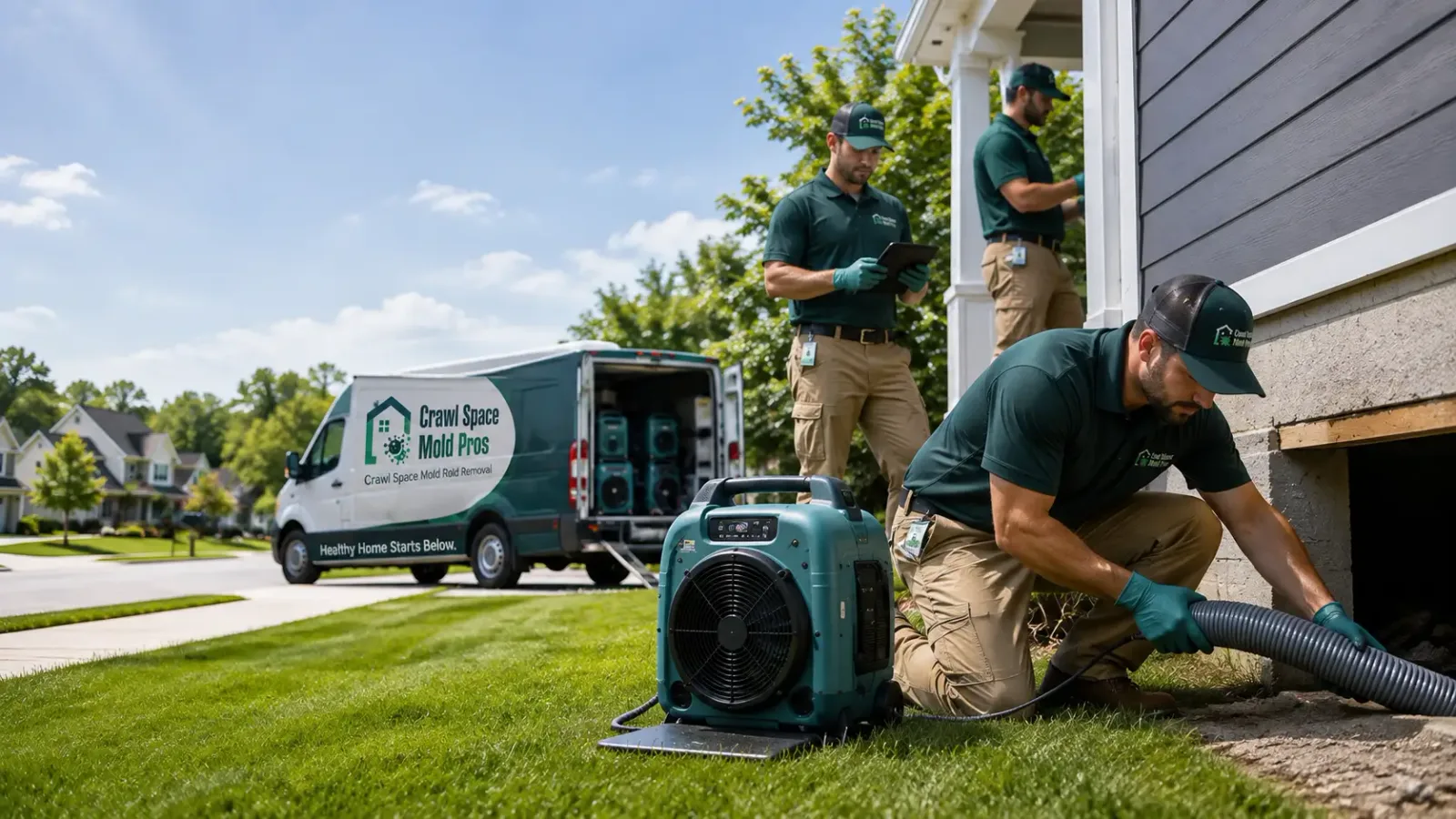 Crawl Space Mold Removal in Northford, CT